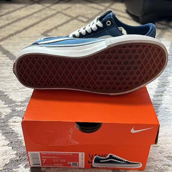 Vans Old Skool Pro in Navy/Stv Navy/White Size 6 Men - Picture 8 of 9